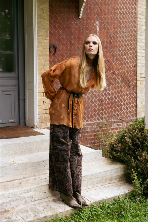 NIDODILEDA MARGOT SHIRT DRESS CAMEL